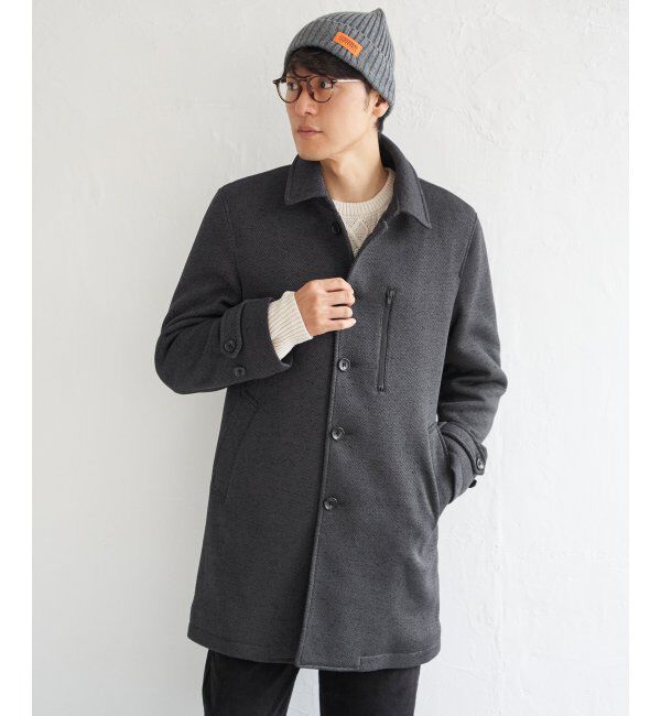 IKKA LOUNGE「ウールライクニットステンカラーコート」|その他|