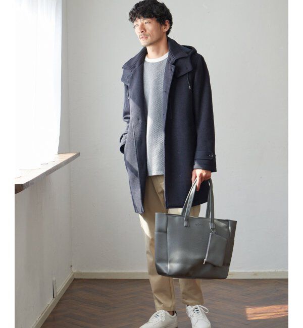 IKKA LOUNGE「ウールライクニットステンカラーコート」|その他|