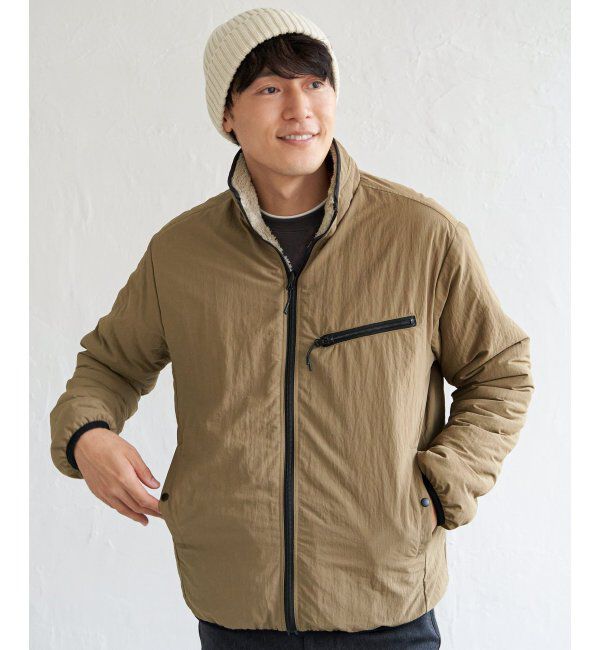 ikka「リバーシブルナイロンフリースブルゾン」|ブルゾン・スタジャン|