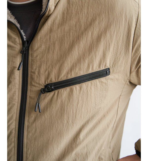 ikka「リバーシブルナイロンフリースブルゾン」|ブルゾン・スタジャン|