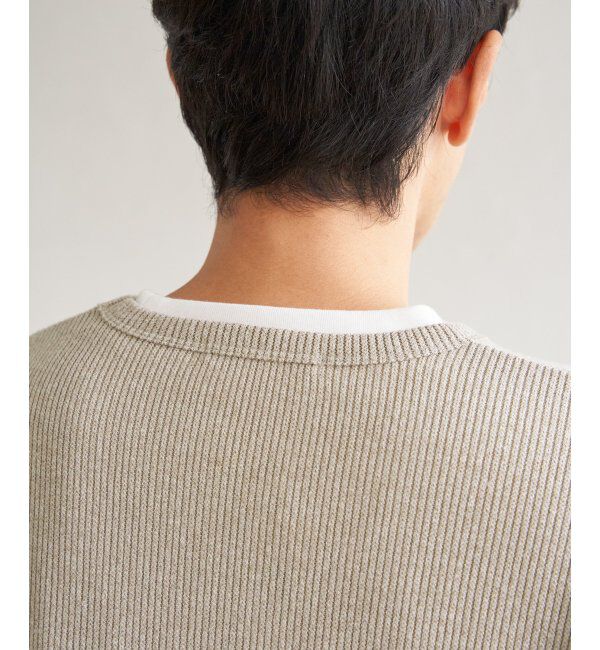 ikka「【2点セット】メランジ畦プルオーバーインナーセット」|パーカー|