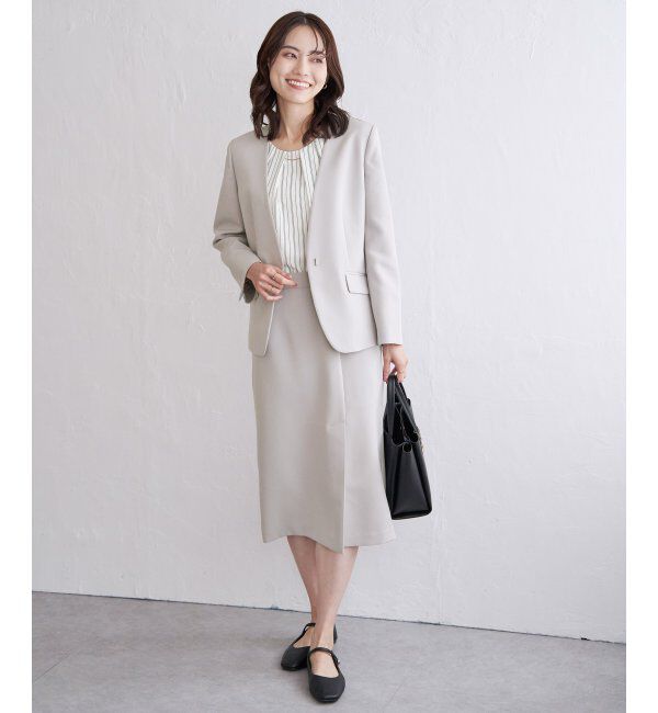 IKKA LOUNGE「ウォッシャブルVネックジャケット」|その他|