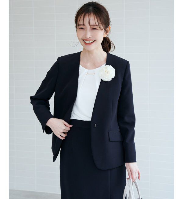 IKKA LOUNGE「ウォッシャブルVネックジャケット」|その他|