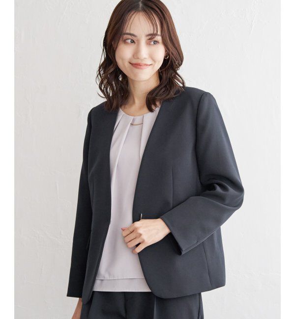 IKKA LOUNGE「ウォッシャブルVネックジャケット」|その他|