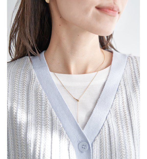 ikka「【雑誌InRed4月号掲載】【2点セット／親子おそろい】サイドボタンニットベストアンサンブル」|ニット・セーター|