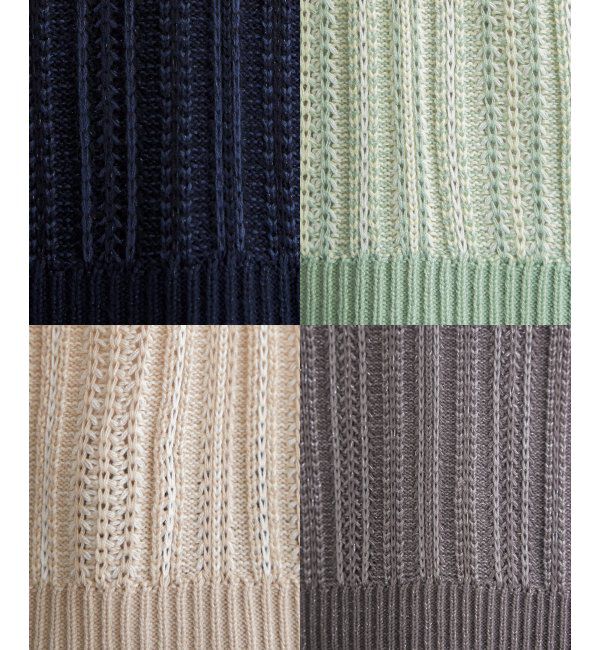 ikka「【雑誌InRed4月号掲載】【2点セット／親子おそろい】サイドボタンニットベストアンサンブル」|ニット・セーター|