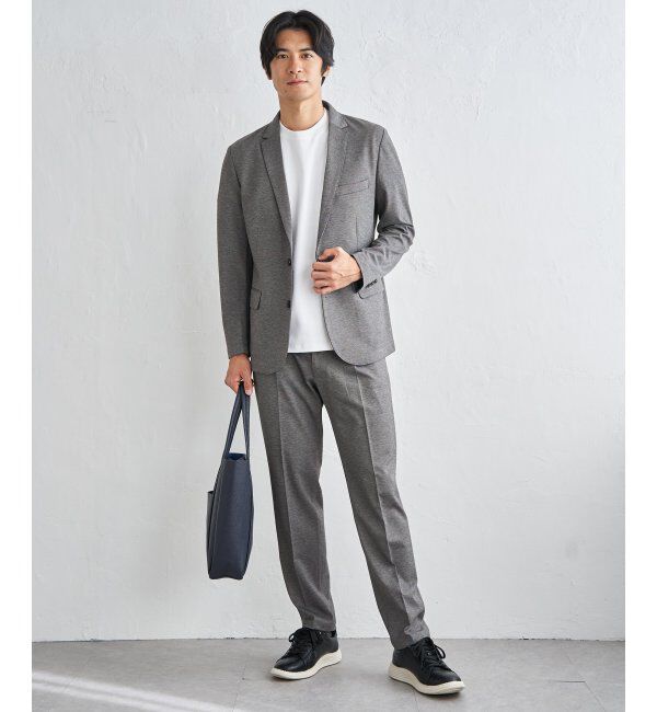 IKKA LOUNGE「ＢＬＫバーズアイカノコＪＫＴ」|テーラードジャケット|