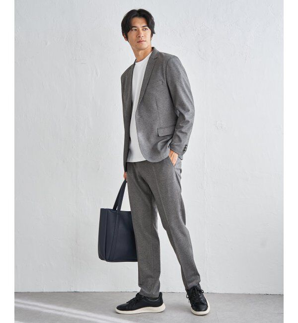 IKKA LOUNGE「ＢＬＫバーズアイカノコＪＫＴ」|テーラードジャケット|