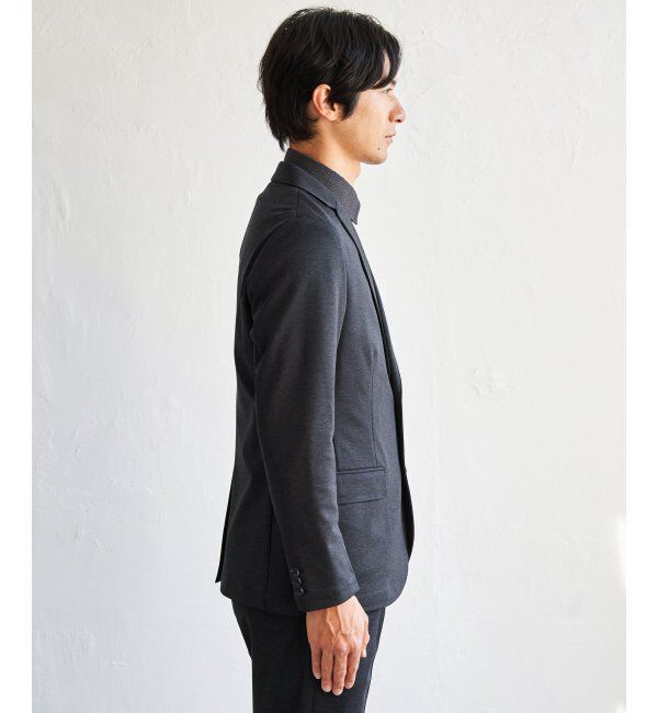 IKKA LOUNGE「ＢＬＫバーズアイカノコＪＫＴ」|テーラードジャケット|