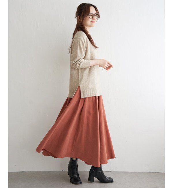 Lbc with Life「アンゴラ混Vネックニットプルオーバー」|カーディガン|