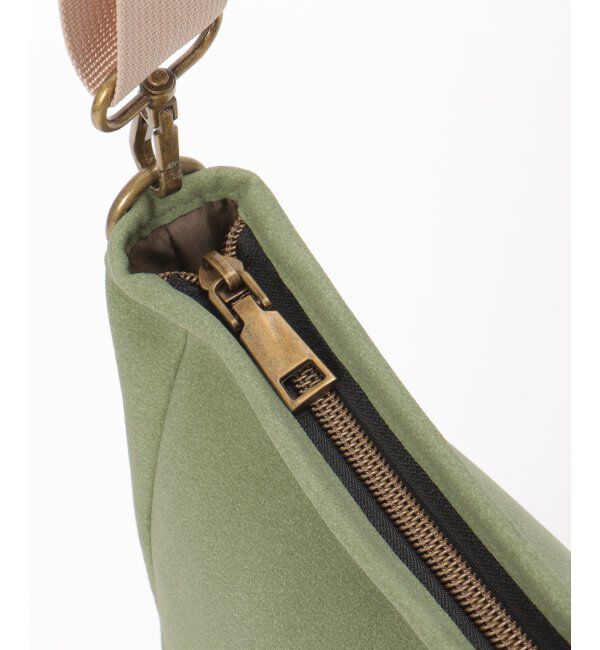 Lbc with Life「エコスエードフラップジップショルダーバッグ」|その他|