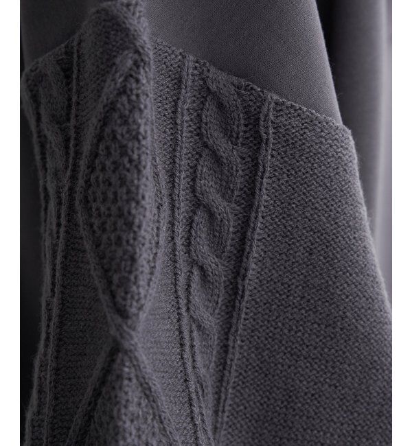 Lbc with Life「ポンチケーブルニットスリーブプルオーバー」|その他|