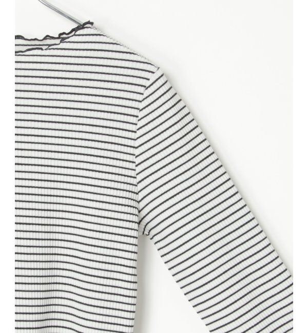 Lbc with Life「三角テレコ配色メローロンT」|Tシャツ・カットソー|