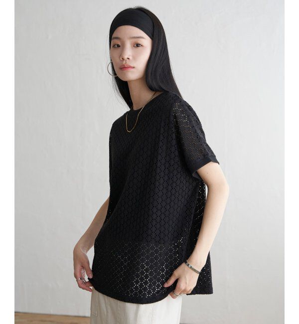 Lbc with Life「アイレットレースプルオーバー」|Tシャツ・カットソー|