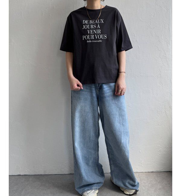 Lbc with Life「プリントロゴビッグTシャツ」|Tシャツ・カットソー|