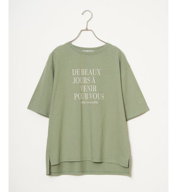 Lbc with Life「プリントロゴビッグTシャツ」|Tシャツ・カットソー|