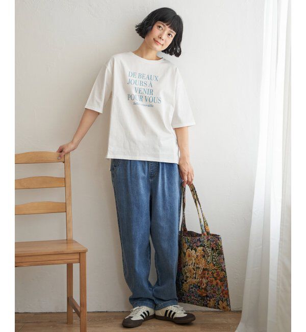 Lbc with Life「プリントロゴビッグTシャツ」|Tシャツ・カットソー|