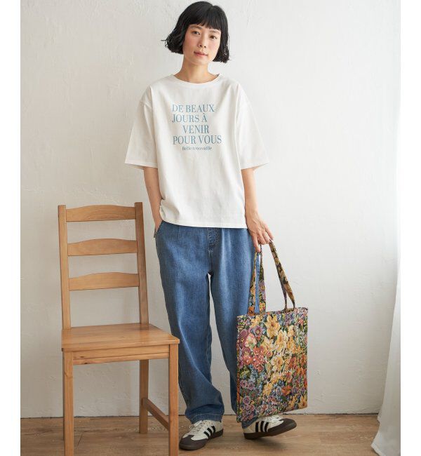 Lbc with Life「プリントロゴビッグTシャツ」|Tシャツ・カットソー|