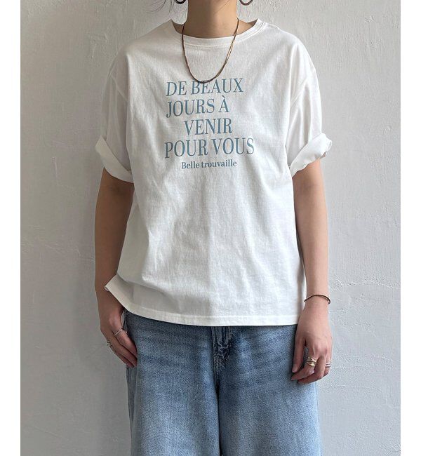 Lbc with Life「プリントロゴビッグTシャツ」|Tシャツ・カットソー|