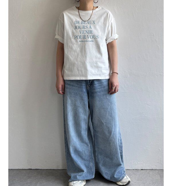 Lbc with Life「プリントロゴビッグTシャツ」|Tシャツ・カットソー|