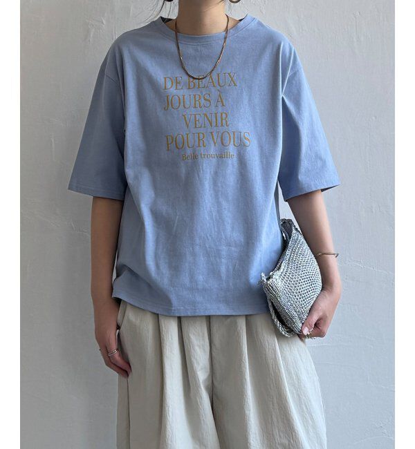 Lbc with Life「プリントロゴビッグTシャツ」|Tシャツ・カットソー|