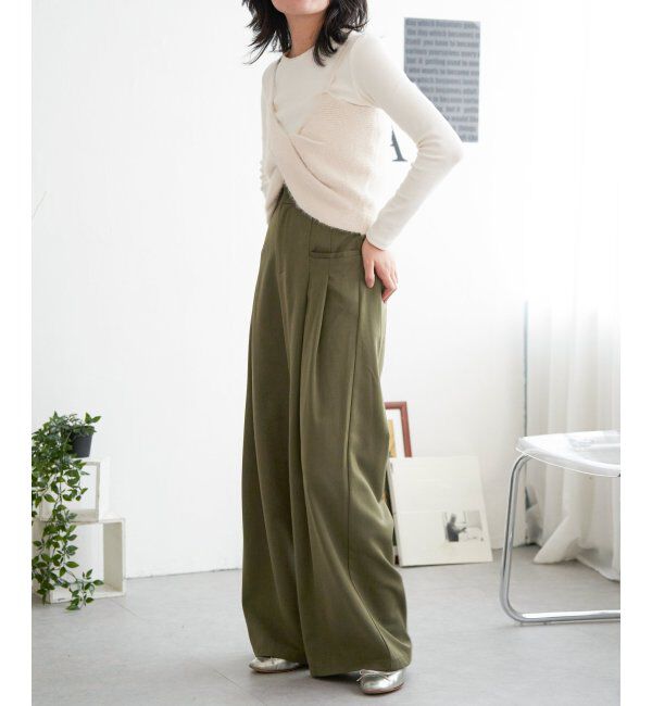 VENCE share style「ツイストニットビスチェ」|タンクトップ|