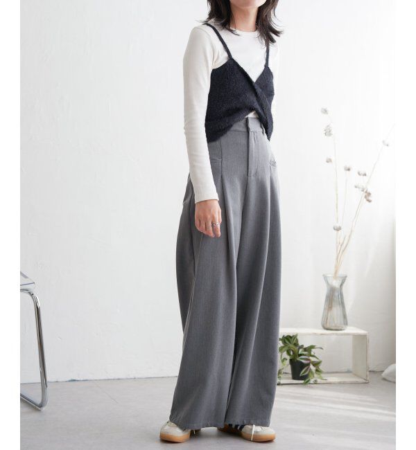 VENCE share style「ツイストニットビスチェ」|タンクトップ|