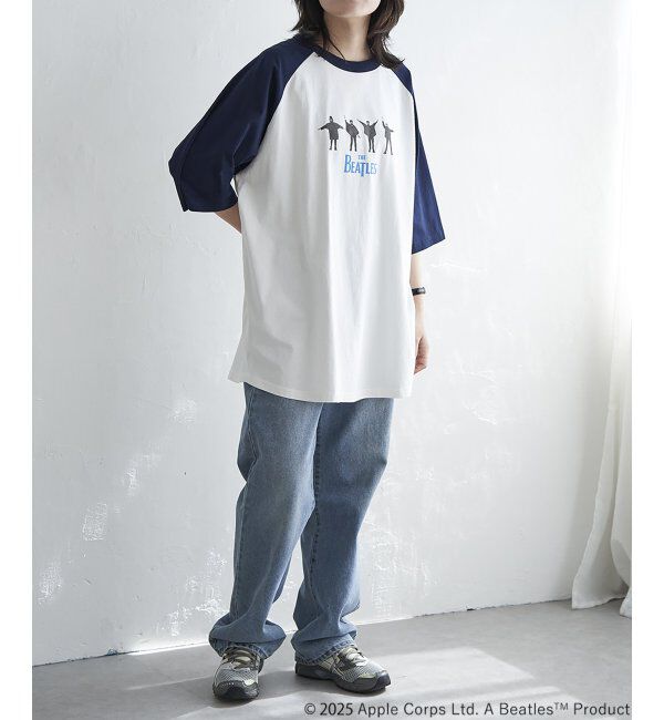 VENCE share style「THE BEATLES ザ ビートルズ HELPラグランTシャツ」|Tシャツ・カットソー|