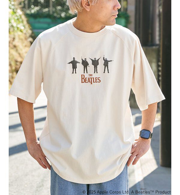VENCE share style「THE BEATLES ザ ビートルズ HELPラグランTシャツ」|Tシャツ・カットソー|