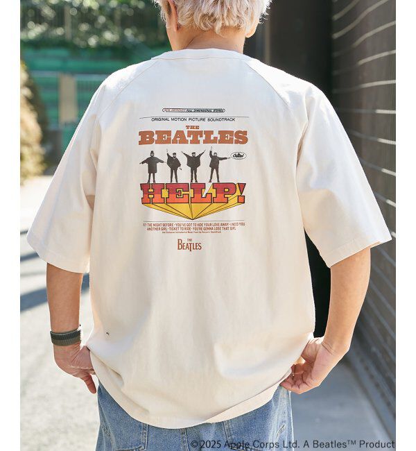 VENCE share style「THE BEATLES ザ ビートルズ HELPラグランTシャツ」|Tシャツ・カットソー|