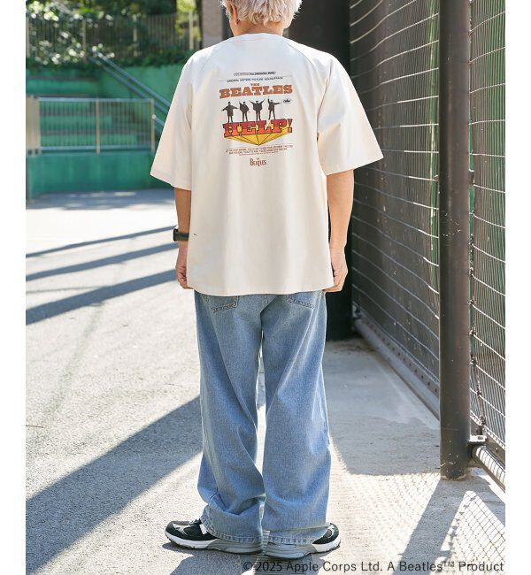 VENCE share style「THE BEATLES ザ ビートルズ HELPラグランTシャツ」|Tシャツ・カットソー|