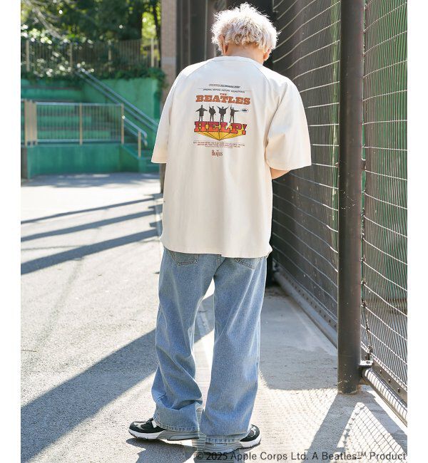 VENCE share style「THE BEATLES ザ ビートルズ HELPラグランTシャツ」|Tシャツ・カットソー|