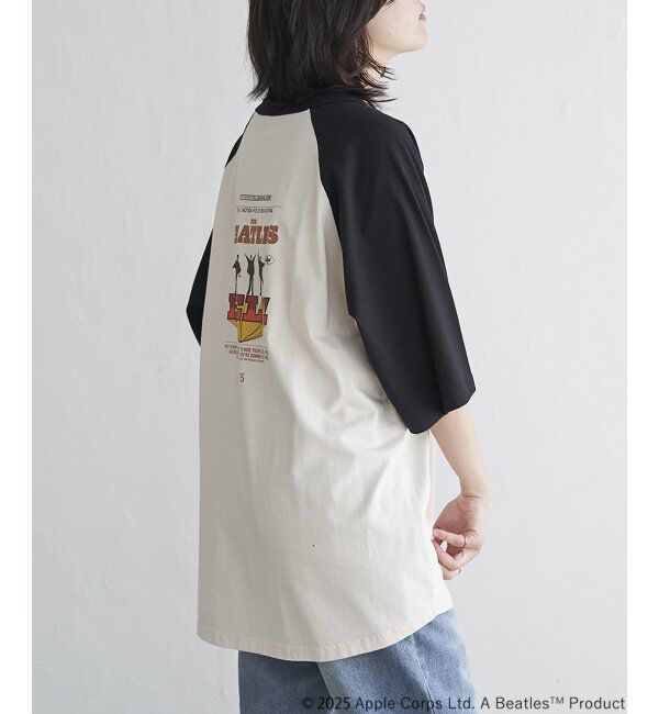 VENCE share style「THE BEATLES ザ ビートルズ HELPラグランTシャツ」|Tシャツ・カットソー|