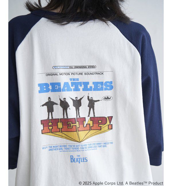 VENCE share style「THE BEATLES ザ ビートルズ HELPラグランTシャツ」|Tシャツ・カットソー|