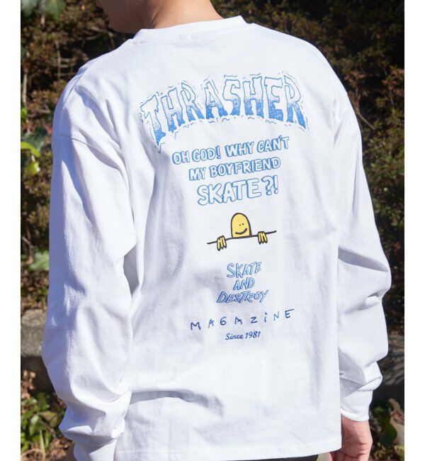 VENCE share style「THRASHER スラッシャー マークゴンザレスロゴロンＴ」|Tシャツ・カットソー|