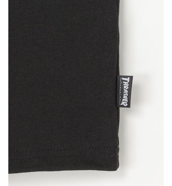 VENCE share style「THRASHER スラッシャー ワンポイント刺繍Tシャツ」|Tシャツ・カットソー|