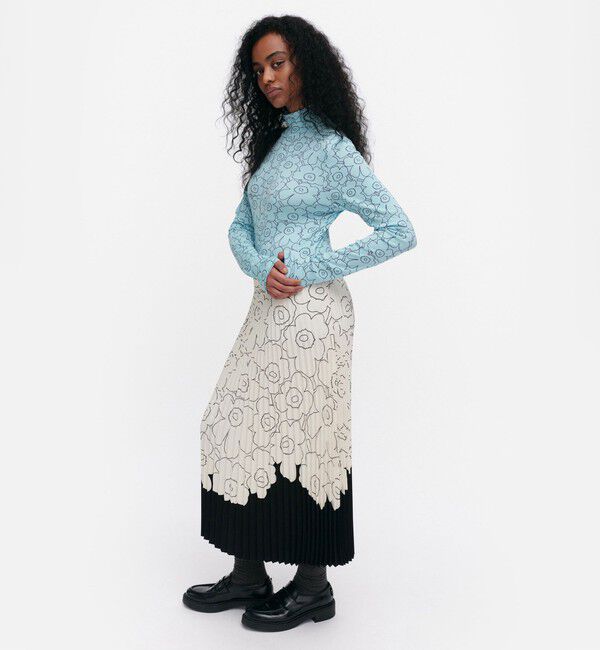 Marimekko「Solmia Piirto Unikko カットソー」|シャツ・ブラウス|