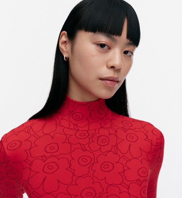 Marimekko「Solmia Piirto Unikko カットソー」|シャツ・ブラウス|