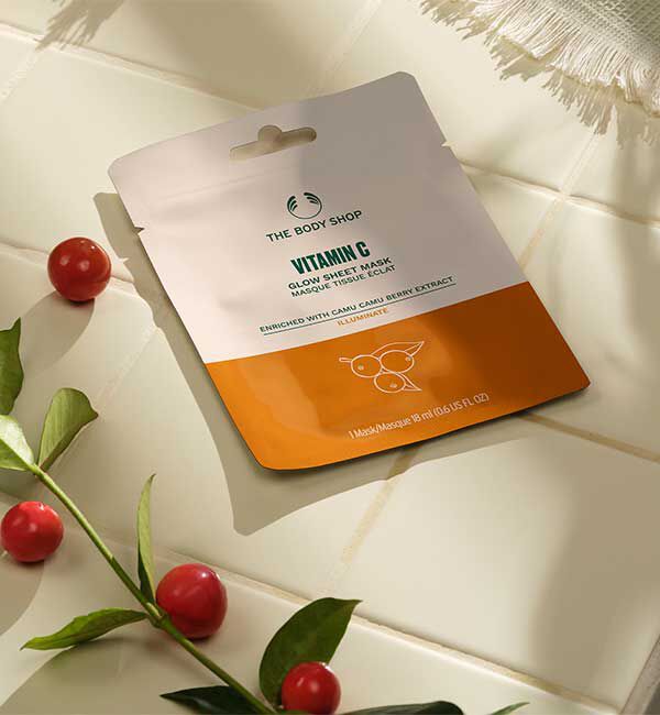THE BODY SHOP「C グロウ シートマスク 18mL」|フェイスマスク・パック|