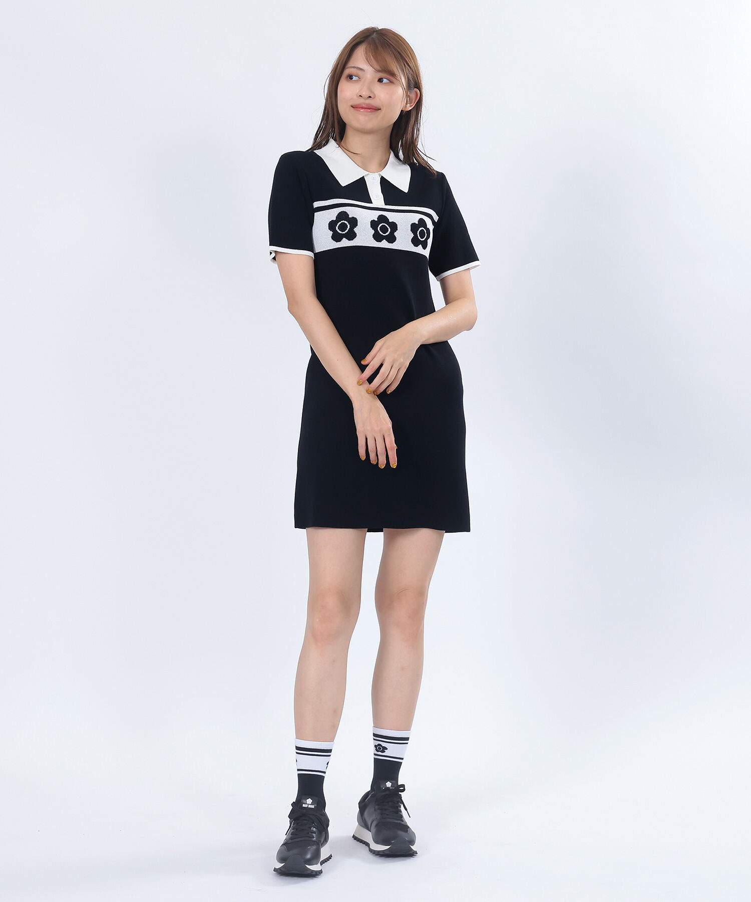 MARY QUANT「デイジーエンブロコンビ スニーカー」|スニーカー|