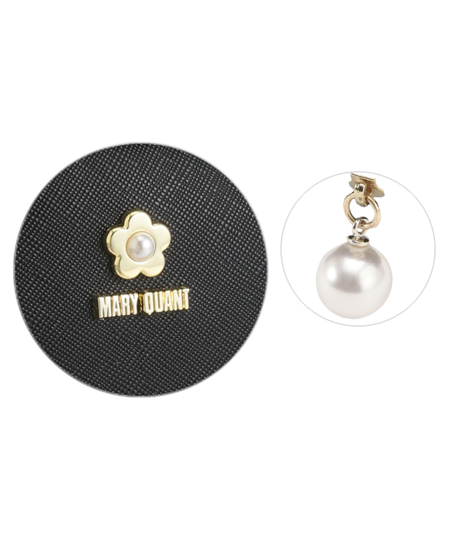 MARY QUANT「サフィアーノパール ラウンドポーチ」|ポーチ|