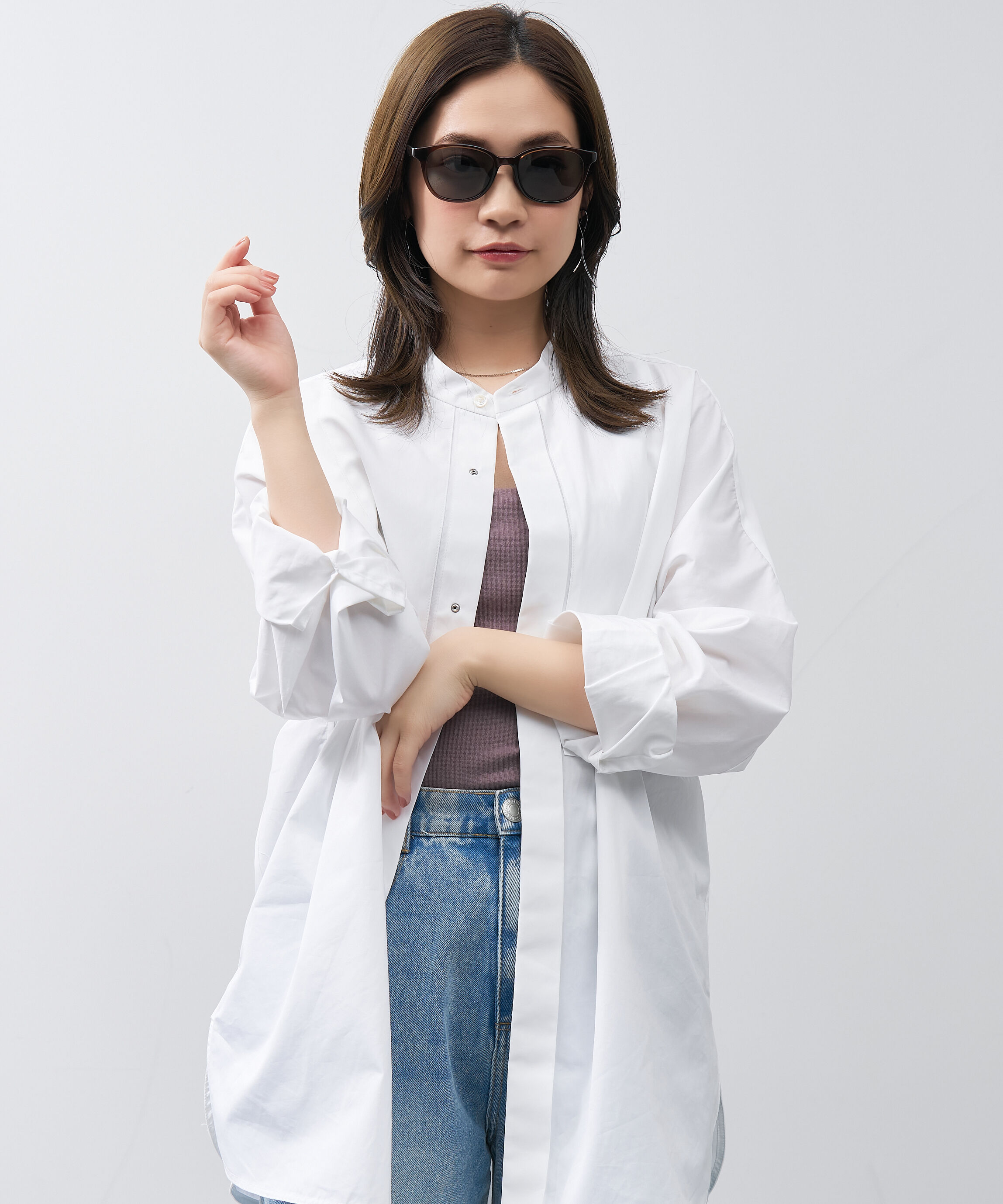  「SUNCUTGlasses/UV100%CUT ウェリントン型 サングラス | カラーレンズ 軽量 TR素材 紫外線対策 UVカット」|サングラス|