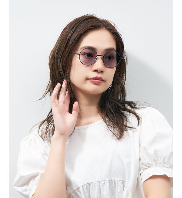  「ラウンド型 調光サングラス｜紫外線対策 レンズの色が変わるサングラス」|サングラス|