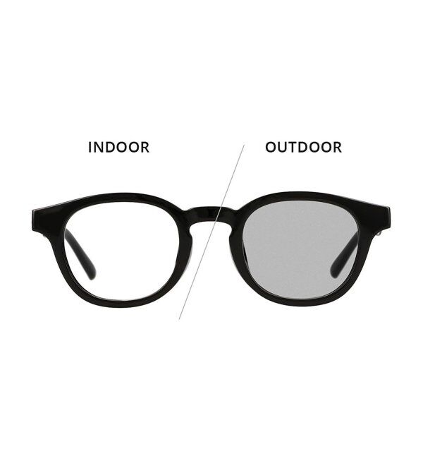  「ウエリントン型サングラス｜調光 レンズの色が変わる 軽量 紫外線防止｜Zoff｜」|サングラス|