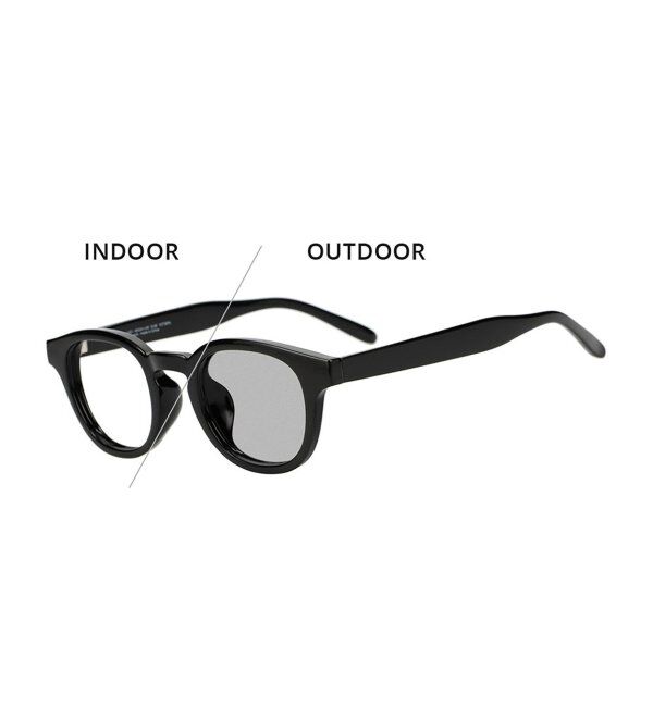  「ウエリントン型サングラス｜調光 レンズの色が変わる 軽量 紫外線防止｜Zoff｜」|サングラス|