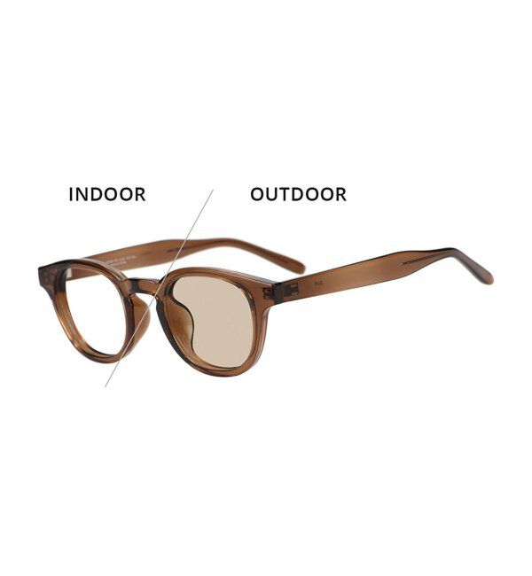  「ウエリントン型サングラス｜調光 レンズの色が変わる 軽量 紫外線防止｜Zoff｜」|サングラス|