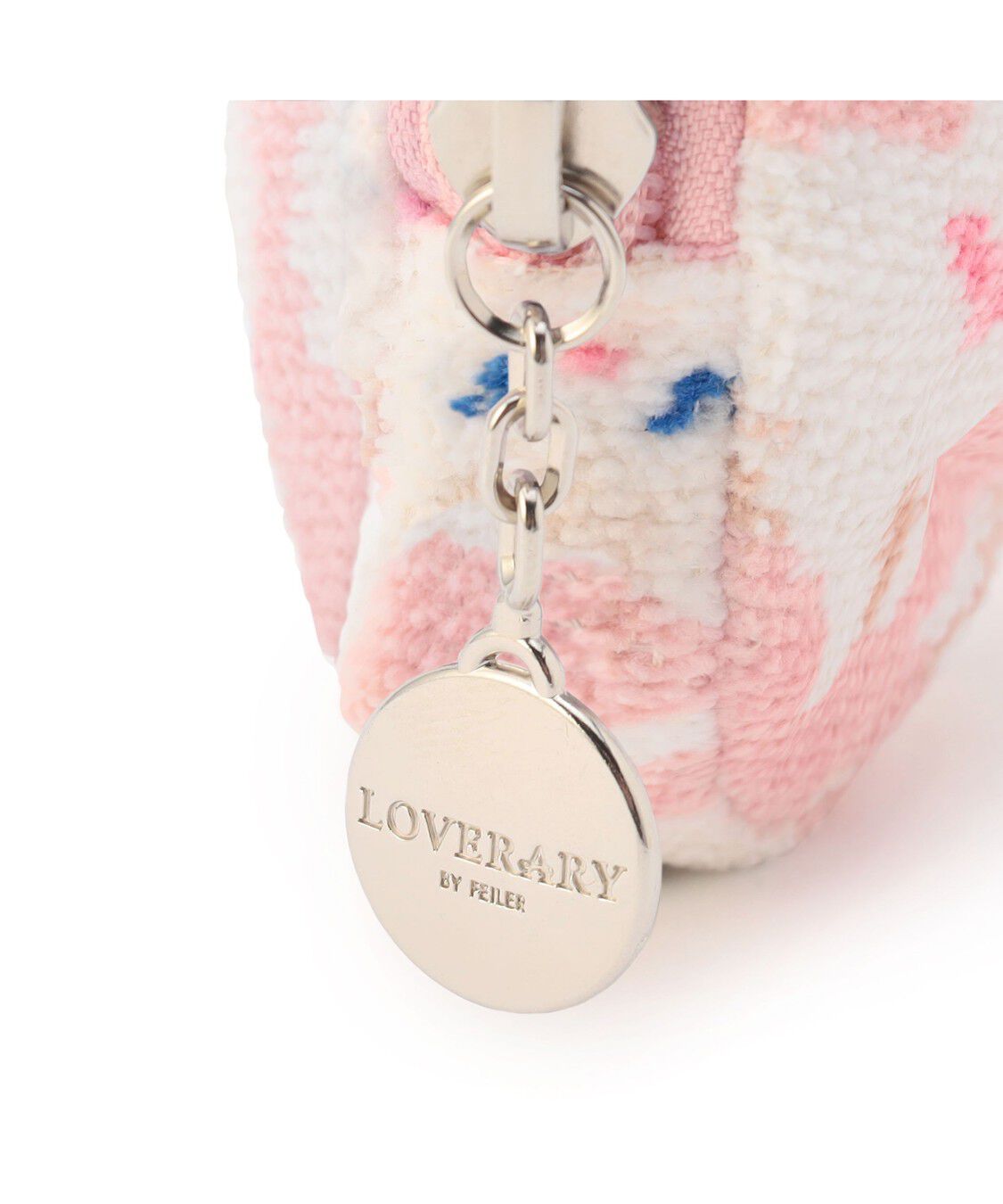 モフモフネコチャン ハート型ポーチ L/MNC-260284（LOVERARY BY FEILER