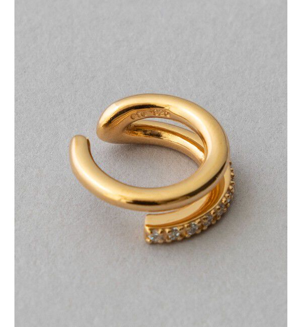 ete「ビジュー ピークカフ」|イヤーカフ|