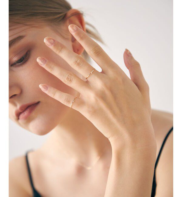 ete「[ONLINE Limited] K10YG ダイヤモンド リング」|リング|