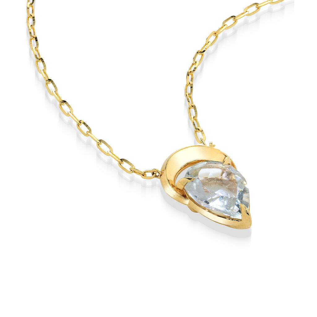 STAR JEWELRY「CRESCENT DROP」|ネックレス|